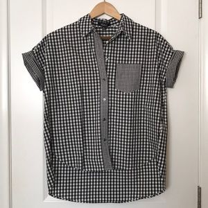 Madewell button-down shirt in gingham